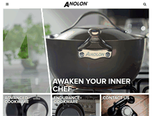 Tablet Screenshot of anolon.com.au